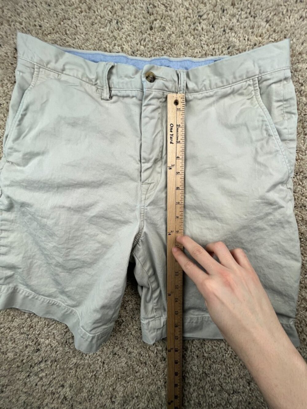 Polo Ralph Lauren Shorts Men’s Adult Cotton Size 34 Stretch Classic Fit Chino - Picture 2 of 15